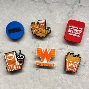 Croc Charms Whataburger Set of 6